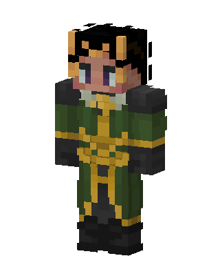 Loki skin, 3D preview