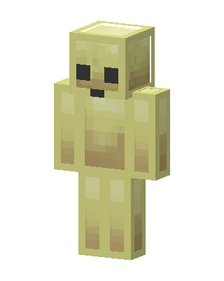 Golden Blob skin, 3D preview