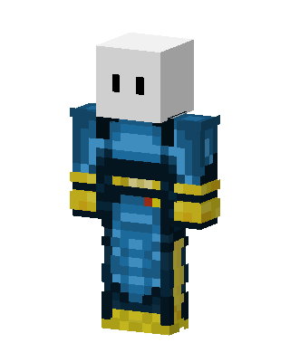 Blue Warrior Boy Minecraft skin