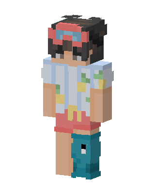 Beach Vacation Minecraft skin