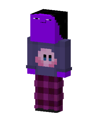 Kirby Hoodie Grimace Minecraft skin