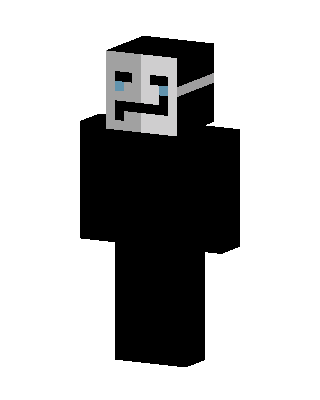 Black Masked Villain skin, 3D preview