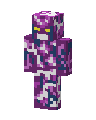 Amethyst Golem skin, 3D preview