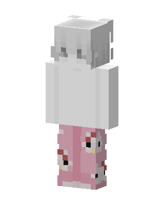 Kitty Pajamas skin, 3D preview