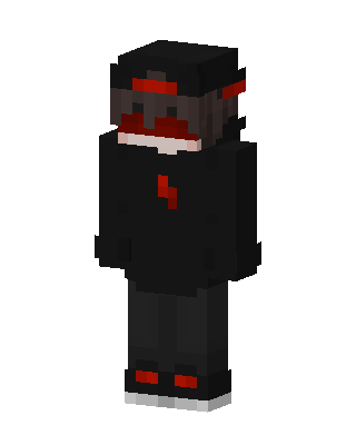 Crimson Hoodie skin, 3D preview