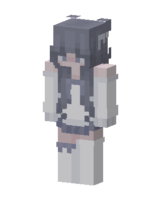 Moonlit Maid skin, 3D preview