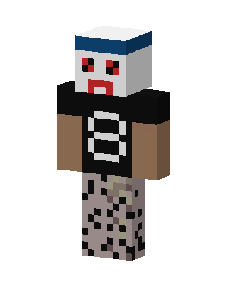 Gray Costume Boy skin, 3D preview