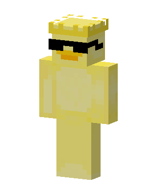 Cool Chick King skin, 3D preview