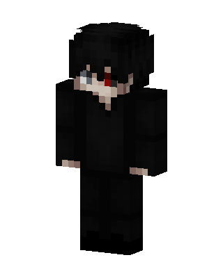 Black Player Boy skin, 3D preview