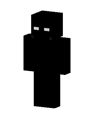 Black Villain skin, 3D preview