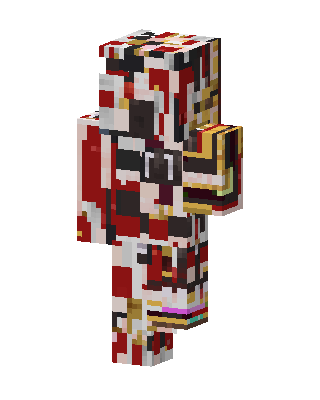 Crimson Glitch skin, 3D preview