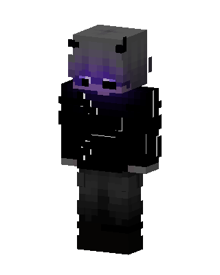 Black Villain Boy skin, 3D preview