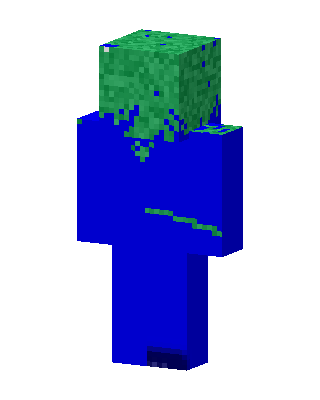 Earth Head skin, 3D preview