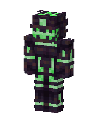 Black Fighter Boy skin, 3D preview