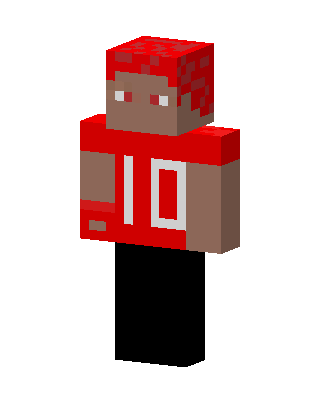 Red Athlete Boy Minecraft red skin