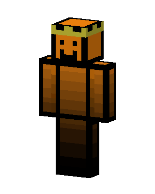 Orange King Minecraft skin
