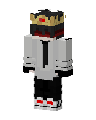 Crowned Suit Boy skin, 3D preview