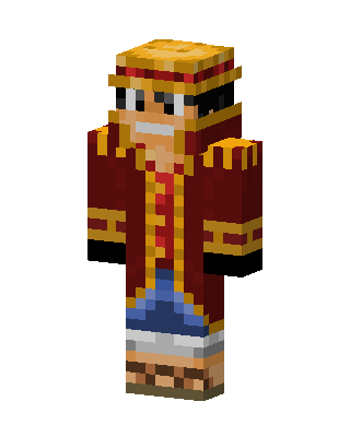 Red Royal Boy skin, 3D preview