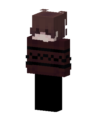 Cozy Sweater Boy skin, 3D preview