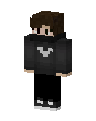 Black Hoodie Boy Minecraft hoodie skin