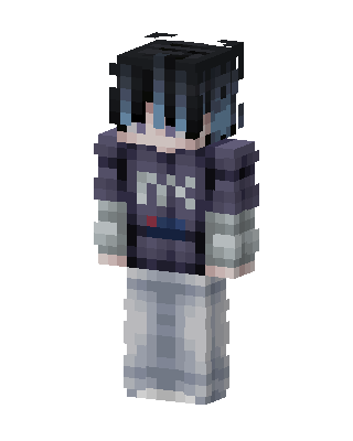Midnight Hoodie skin, 3D preview