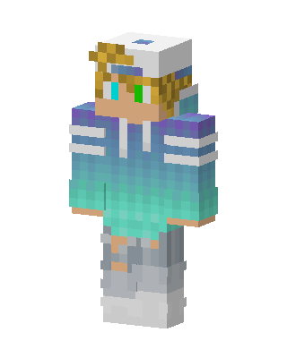 Teal Athlete Boy Minecraft skin