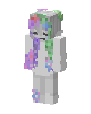 Flower Ghost skin, 3D preview