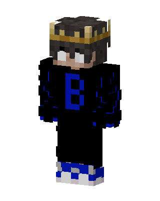 Crowned Blue B skin, 3D preview