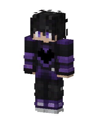 Void Hoodie Boy skin, 3D preview