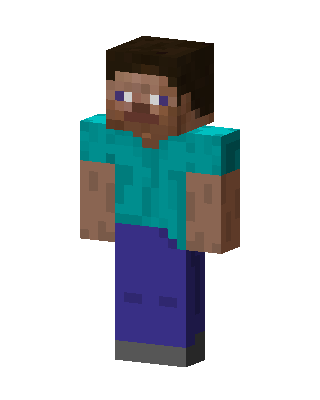 Teal Mob Boy skin, 3D preview