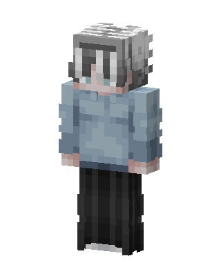 Blue Player Minecraft blue skin