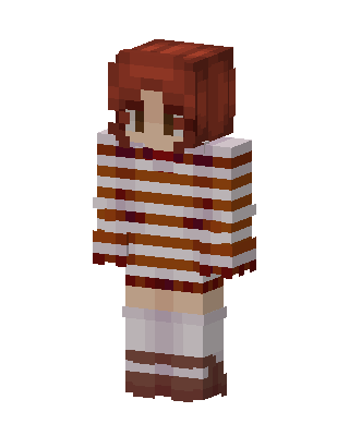 Brown Player Girl Minecraft cute skin