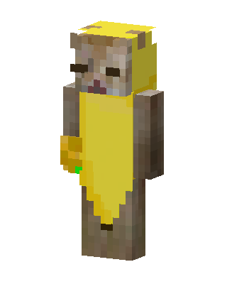Banana Cat Minecraft skin