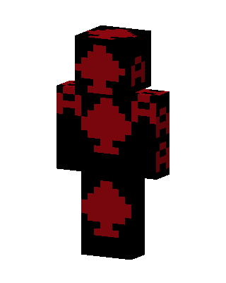 Black Villain skin, 3D preview