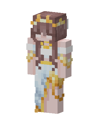 Golden Goddess Minecraft skin