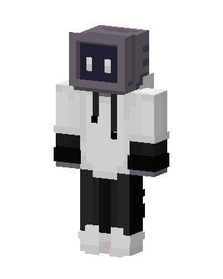 TV Head Hoodie skin, 3D preview