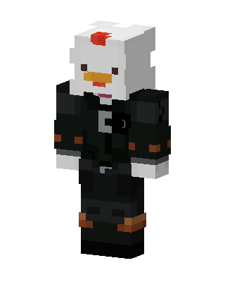 Chicken Tactical skin, 3D preview