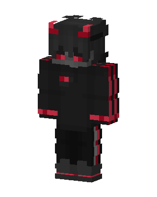 Black Fighter Boy skin, 3D preview