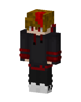 Crimson Hoodie skin, 3D preview