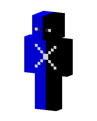 Blue Fighter Boy skin, 3D preview