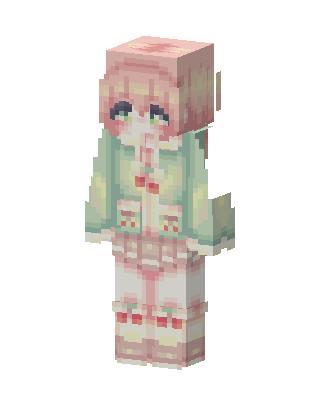 Cherry Mint skin, 3D preview