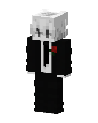Skull Gentleman skin, 3D preview