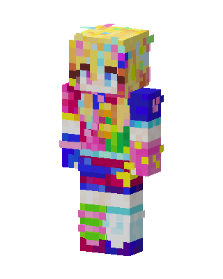 Confetti Girl Minecraft skin