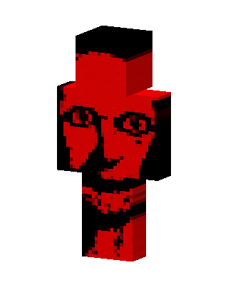 Red Costume Boy skin, 3D preview