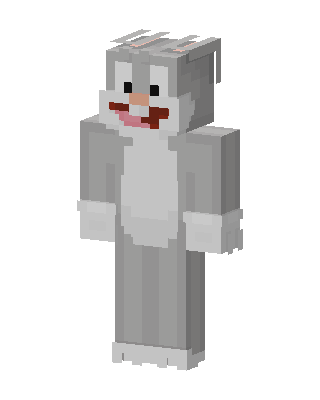 Bugs Bunny skin, 3D preview