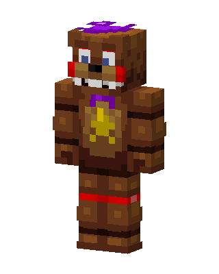 Freddy Fazbear Minecraft skin