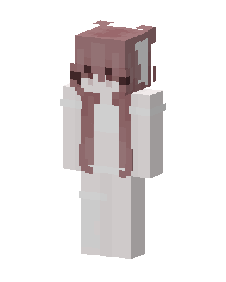 Pink Bear Girl skin, 3D preview