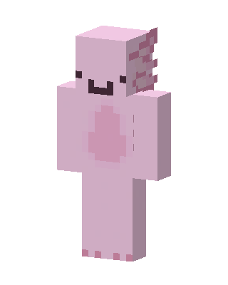 Pink Animal Girl skin, 3D preview