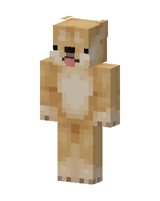 Shiba Inu skin, 3D preview