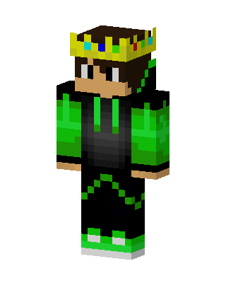 Green King skin, 3D preview
